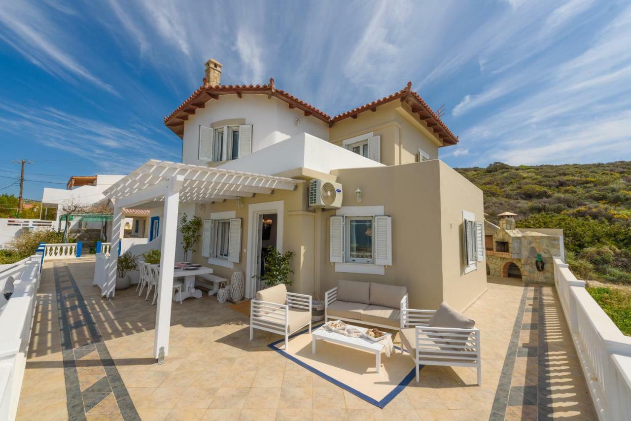 Full View In A Luxury House Kalamaki (Heraklion) Exterior photo