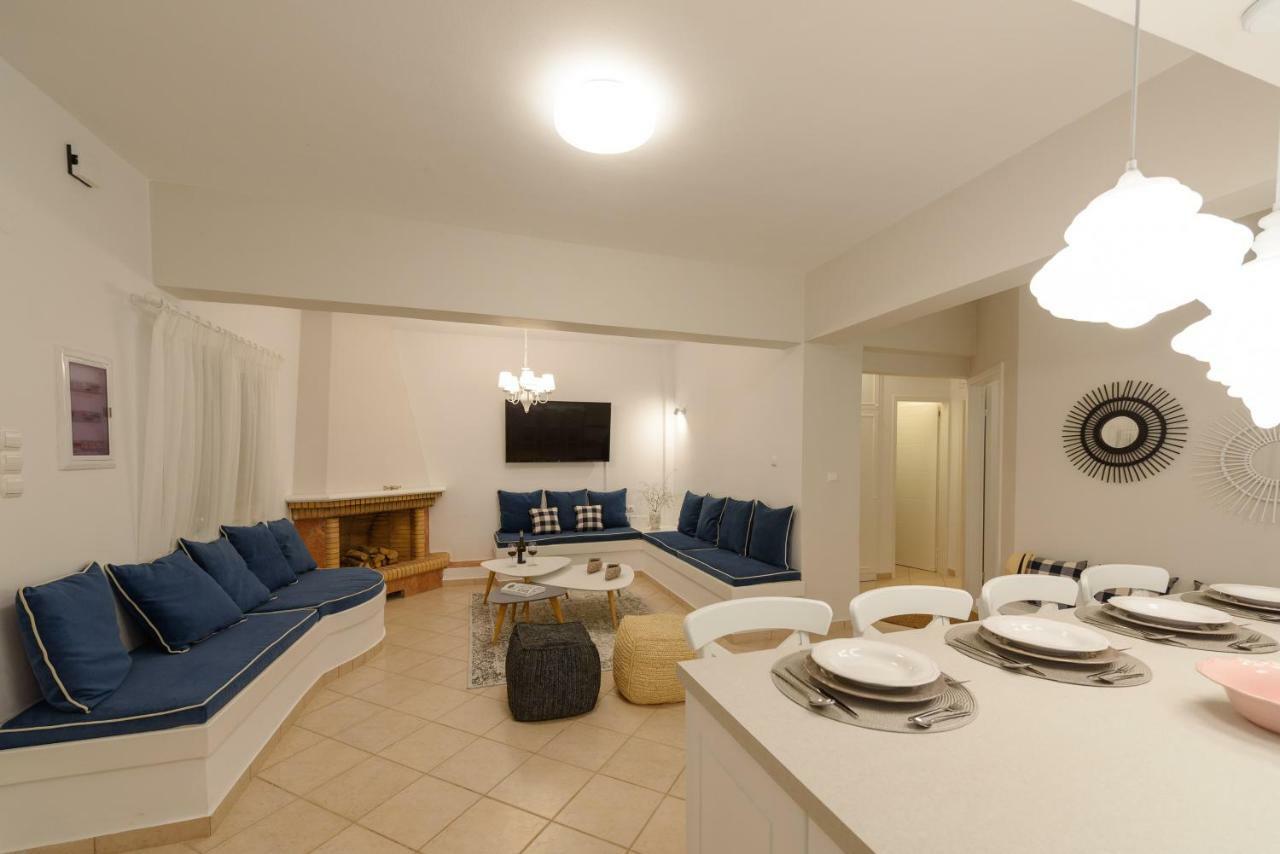 Full View In A Luxury House Kalamaki (Heraklion) Exterior photo